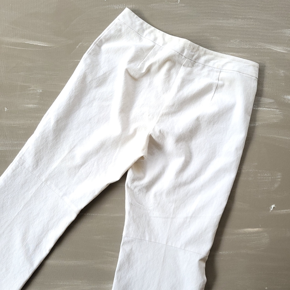 Devon Front Pocket Buttonfly White Pants - image 7